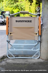 Ghế Kermit hợp kim nhôm cao cấp dã ngoại, camping, quán cà phê SK940001-L (SUNNYHIKE) | size L