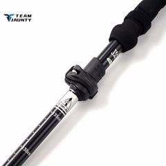 Gậy leo núi, trekking gấp khúc khớp rút 7-5JZD-TK (TEAM JAUNTY) | size L 37/135cm