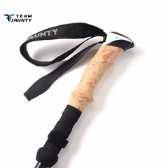 Gậy leo núi, trekking gấp khúc khớp rút 7-5JZD-TK (TEAM JAUNTY) | size L 37/135cm