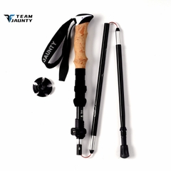 Gậy leo núi, trekking gấp khúc khớp rút 7-5JZD-TK (TEAM JAUNTY) | size L 37/135cm