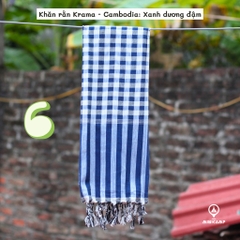 Khăn rằn Nam Bộ, khăn rằn Krama - Cambodia cao cấp đi phượt