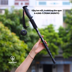 Gậy leo núi, trekking thu gọn 6-4JNS-T (TEAM JAUNTY) | size S 51/110cm