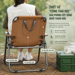 Ghế Koala cắm trại, quán cà phê gấp gọn, thư giãn (HISPEED) | size M