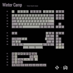 Bộ keycap GoMaster Winter Breath: Reborn (Cherry profile / PBT Dyesub)