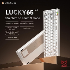 Lucky65 V3 - Bàn phím cơ nhôm CNC 3 mode