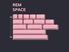 Bộ keycap MW Rem (Cherry profile / PBT Dyesub)