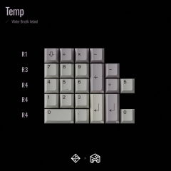 Bộ keycap GoMaster Winter Breath: Reborn (Cherry profile / PBT Dyesub)