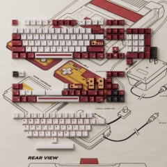 Bộ keycap 80Retros FC1983 (Cherry profile / PBT Ink-Printing + ABS Double-Shot)