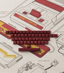 Bộ keycap 80Retros FC1983 (Cherry profile / PBT Ink-Printing + ABS Double-Shot)