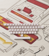 Bộ keycap 80Retros FC1983 (Cherry profile / PBT Ink-Printing + ABS Double-Shot)