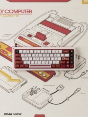 Bộ keycap 80Retros FC1983 (Cherry profile / PBT Ink-Printing + ABS Double-Shot)