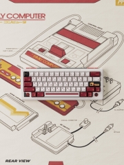 Bộ keycap 80Retros FC1983 (Cherry profile / PBT Ink-Printing + ABS Double-Shot)