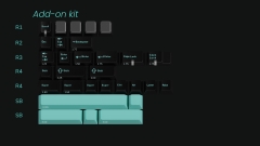 [GB] Bộ keycap Key Kobo Verdigris (Cherry profile / ABS Double-shot)