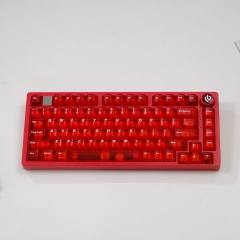 Bộ keycap Aifei Matte Transparent Red Keycap set (Cherry Profile / ABS)
