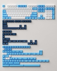 Bộ keycap Akko UNC Blue (MDA profile / PBT Double-shot)