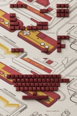 Bộ keycap 80Retros FC1983 (Cherry profile / PBT Ink-Printing + ABS Double-Shot)