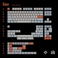 Bộ keycap GoMaster Salmon: Reborn R2 (Cherry profile / PBT Dyesub)