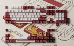 Bộ keycap 80Retros FC1983 (Cherry profile / PBT Ink-Printing + ABS Double-Shot)