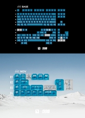 Bộ keycap Keykobo Soju (Cherry profile / ABS Double-shot)