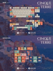 Bộ keycap KeyKobo Cinque Terre (Cherry profile / ABS Double-shot)