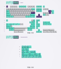 [GB] Bộ keycap SWG Hypermix keycap set (Cherry profile / ABS Double-shot)