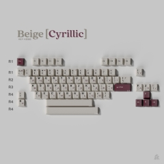 [GB] Bộ keycap Key Kobo Beige (Cherry profile / ABS Double-shot)