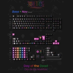 [Pre-order] Bộ keycap 80Retros Day of the Dead (Cherry profile / PBT Ink-Printing)