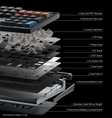[Pre-order] Bàn phím cơ DP104 - Bàn phím chất lượng cao, full size