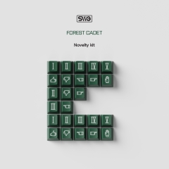 [GB] Bộ keycap SWG Forest Cadet (Cherry profile / ABS Double-shot)