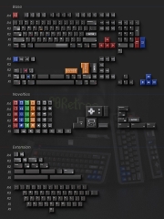 Bộ keycap 80Retros Game 1989 Black (Cherry profile / PBT + ABS)