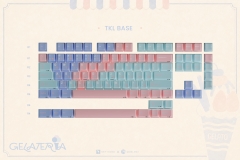 Bộ keycap Key Kobo Gelateria (Cherry profile / ABS Double-shot)