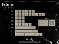 Bộ keycap GoMaster Pure Player (Cherry profile / PBT Dyesub)