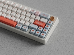 Bộ keycap GoMaster Salmon: Reborn R2 (Cherry profile / PBT Dyesub)