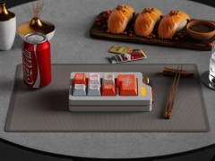 Bộ keycap GoMaster Salmon: Reborn R2 (Cherry profile / PBT Dyesub)