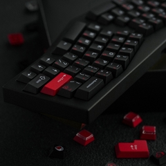 Bộ keycap JKDKeys KM Crimson Heartbreak (Cherry profile / PBT Dyesub)