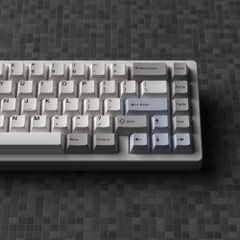 Bộ keycap JKDK Gray & White Piano (Cherry / PBT Dyesub)