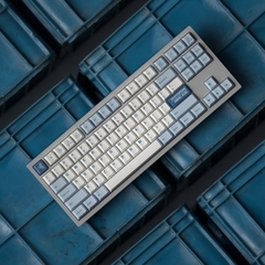 Bộ keycap JKDK White & Blue Hydrogen (Cherry / PBT Dyesub)