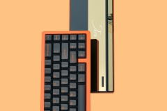 [GB] JRIS65 R2 Case (Orange&Black)