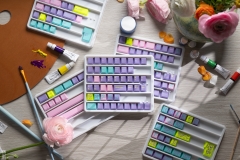 Bộ keycap Key Kobo Monet's Psychedelic (Cherry profile / ABS Double-shot)