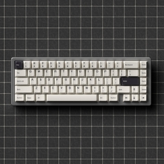 Bộ keycap JKDK Black on White (Cherry / PBT Dyesub / 131 nút)