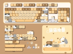 Bộ keycap Cute Cat (MAO profile / PBT Dyesub)