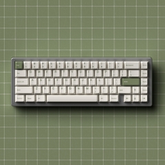 Bộ keycap JKDK Green on White (Cherry / PBT Dyesub / 131 nút)