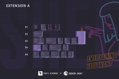 Bộ Keycap KeyKobo Shee (Cherry profile / ABS Double-shot)