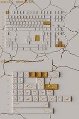 Bộ keycap Key Kobo Kintsugi Shiro (Cherry profile / ABS Double-shot)