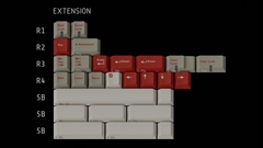 Bộ keycap Key Kobo Red Alert  (Cherry profile / ABS Double-shot)