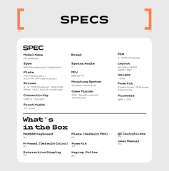 [GB] Mass80 Keyboard kit