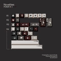 Bộ keycap MW Poker R2 (Cherry profile / PBT Double-shot)