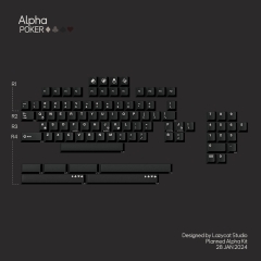 Bộ keycap MW Poker R2 (Cherry profile / PBT Double-shot)