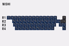 Bộ keycap GMK Blue Samurai (Cherry profile / ABS Double-shot)