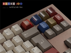 Bộ keycap PBTfans Retro 100 (Cherry / PBT)